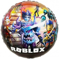 Шар Круг Блоки, Любимая игра, Дизайн №5 (в упаковке) 